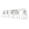 Z-Lite Lyna Vanity, 5-Light, 38.75 In.W x 6.5 In.L x 9 In.H, Brushed Nickel/Clear 823-5V-BN - alternate 2